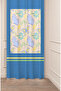 Special Design Flower Leaf Butterfly Line Patterned Digital Printed (Single Wing) Modern Background Curtain
