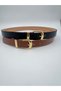 Set of 2 Tarnish-Free Gold Buckle Women's Belt Dress Belt.Pantalon Belt,Shirt Belt - 4