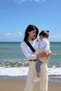 Vivihug Sling Baby Child Carrying Bag Kangaroo 9-20 kg Mother's Side Carrier with Natural Fabric