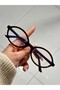 نظارات MIUX BROWN OVAL FRAME للحماية من الضوء الأزرق، متوافقة مع البصريات، يمكن تغيير النظارات - 3