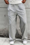 Unisex Wide Fit Sweatpants - Convertible Jogger with Elastic Legs - Black Gray Anthracite - 4