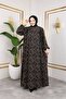Robal Patterned Viscose Dress - Beige / E0126 - 4