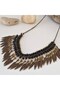 Handmade Short, authentic, bohemian, ethnic Short Women's black Necklace - 3
