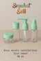 6 Pieces Travel Set - Cosmetic Bottle Set with Clear Bag - Empty Travel Shampoo Bottle Set
