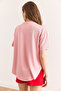 Women's Powder Modal Texture Soft Textured Six Oval T-Shirt Tsh-19000771 - 2