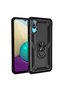 Samsung Galaxy A02 Case Magnetic Tpu Tank Cover with Ring Stand - 2
