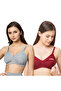Cotton Maternity Postpartum Without Underwire Nursing Bra for Breastfeeding