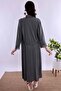 Cotton Maternity and Breastfeeding Set 4 Pieces Effortt - Smoked Color - 4