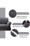 Bürümcük Sofa Cover, Armchair Cover, Single Seat, with Skirt, Elastic, Flexible, Washable - 8