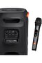 Party Box 110 and Wireless Microphone Bundle Speaker and Microphone with LED Light Effect, 160W - 8