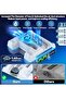 PS5 / PS5 Slim Stand and Cooling Station With RGB LED Controller Charging Station for Playstati - 6
