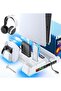 PS5 / PS5 Slim Stand and Cooling Station With RGB LED Controller Charging Station for Playstati - 2