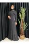 Luxury Evening Dress with Self-Glittering Stones - 4