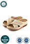 Women's Orthopedic Soft-Soled, Sweat-Resistant, Double-Strap, Woven-Style Perforated Comfortable Indoor Slippers for Moms - 4