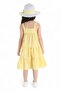 Girl's Summer Patterned Dress with Hat - 6