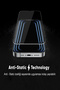 زجاج واقي شاشة من الياقوت مضاد للكهرباء الساكنة ومضاد للخدش، متوافق مع هاتف Samsung Galaxy S24 Pllus - 2