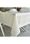 Rustic Fabric, New Season Linen Look, Carefree Off-White Table Cloth