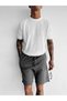 Relaxed Cut Cycling Collar Soft Textured Cotton Tee K8019T - 5