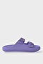 Unisex Double Buckle Medical Lightweight Eva Slippers Lilac