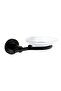 Nero Black 3 Piece Stainless Wall Mounted Paper Holder-Soap Dispenser-Toothbrush Holder Set - 3