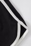 Women's Black Strappy Crop Top and Shorts Pajama Set - 5