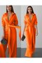 Women's Shirt Collar Loose Leg Jumpsuit (Original Visual and Video Used) - 5