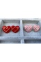 Heart Figured Nail Earrings - 3