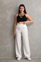 Women's Pocket Velcro Closure Palazzo Pants - 4