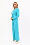 Single Button Classic Jacket & Wide Leg Trousers - Turquoise - 1044520 - 2