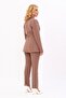 Men's Lapel Single Button Classic Jacket & Slim Fit Trousers - Brown - 1025510 - 4