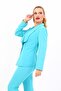 American Collar Classic Jacket-Turquoise - 1029100 - 2