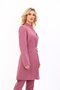 Self-Standing Collar Single Button Long Jacket-Rose - 1074100 - 2