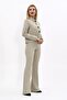 Buttoned Mini Jacket & Flared Trousers Set - Bamboo - 1010530 - 4