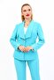 American Collar Classic Jacket-Turquoise - 1029100 - 5