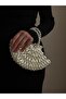 Oyster Model Pearl Bead Bag - Evening Dress Bag - Pearl Bag - Hand Bag - Bead Bag - 4