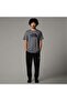 Easy Men's Gray Round Neck T-Shirt - 4