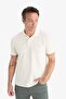100% Cotton Regular Fit Polo Neck Short Sleeve Basic Plain Pique Fabric T-Shirt C1293Ax24Sp