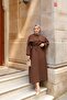 Women's Brown Lovise Windbreaker Dress - 3