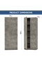 2 Door Full Height Cabinet, Modern Storage Solution With 4 Shelves - 6