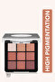 Matte & Shimmer Creamy Eyeshadow Palette - Eye Shadow Palette - 003 Sunset- 8682536048453