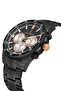 Jlb0199103 Black & Rose Steel Cord Men's Wristwatch - 2