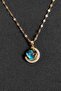 Women's Stainless Steel Gold Chain Sky Necklace and Earrings Set - 4