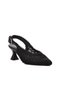 Classic Black Braided Heeled Shoes Women's High Heels - 3