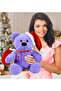 55 cm Santa Claus Teddy Bear - Cute and Cheerful Christmas Gift - 4