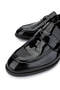 Men's Genuine Leather Black Patent Leather Classic Shoes - 3