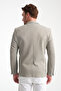 Abrines Men's Green Half Lined Bag Pocket Cotton Blended Lycra Flexible Fabric Blazer Jacket - 5