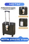 Expandable PP Hardshell Carry-On Luggage with TSA Lock & Spinner Wheels & Cup Holder & Hook 18 inch