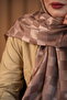 Checkerboard Pattern Jacquard Shawl - 4