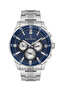 Jlb0199102 Navy Blue & Silver Steel Cord Men's Wristwatch