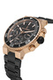 Jls0406202 Black & Rose Steel Men's Wristwatch - 2